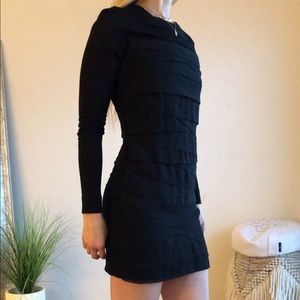 Designer long sleeve LBD - NWOT!